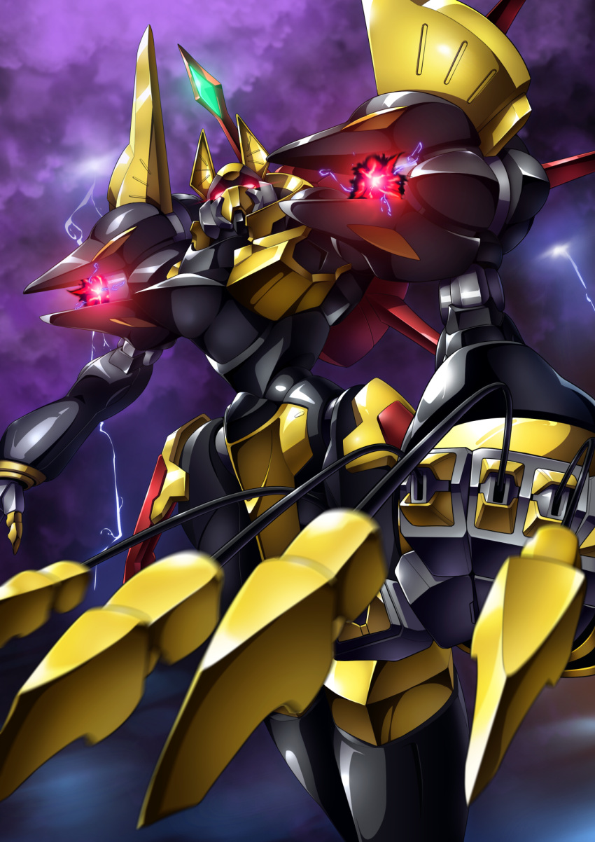 cable, claws, clouds, cloudy_sky, code_geass, flying, gamiani_zero, gawain_(code_geass)