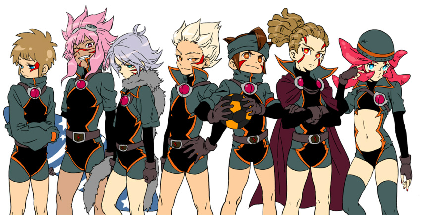 ball, bople, cape, endou_mamoru, evil, fubuki_shirou, gouenji_shuuya, inazuma_eleven