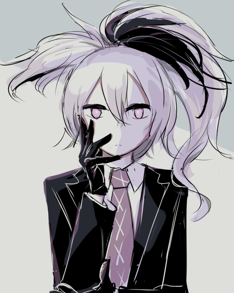 1boy, avogado6, black_gloves, black_jacket, closed_mouth, flower_(vocaloid), flower_(vocaloid3), gloves