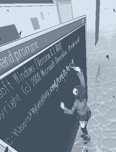 1girl, arms_up, blazer, chalk, closed_mouth, copyright, empty_eyes, english_text