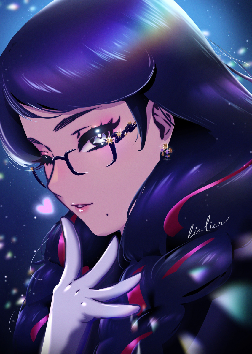 1girl, absurdres, artist_name, bangs, bayonetta, bayonetta_(series), bayonetta_3, black_hair