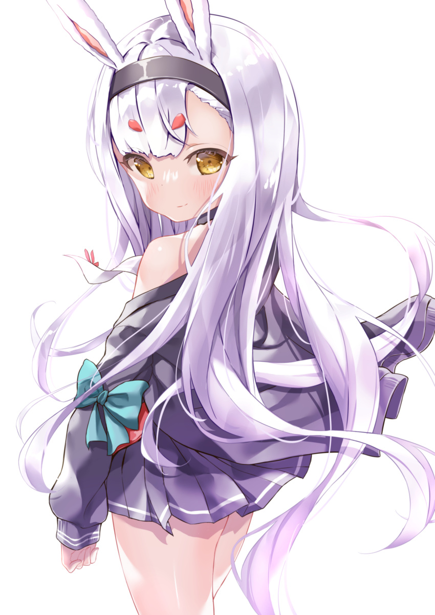 1girl, absurdres, ass, azur_lane, bangs, blunt_bangs, choker, classic_(zildjian33)