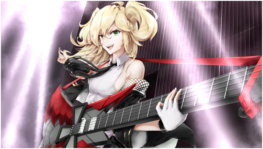 1girl, admiral_hipper_(azur_lane), admiral_hipper_(muse)_(azur_lane), azur_lane, black_jacket, black_neckwear, blonde_hair, blouse