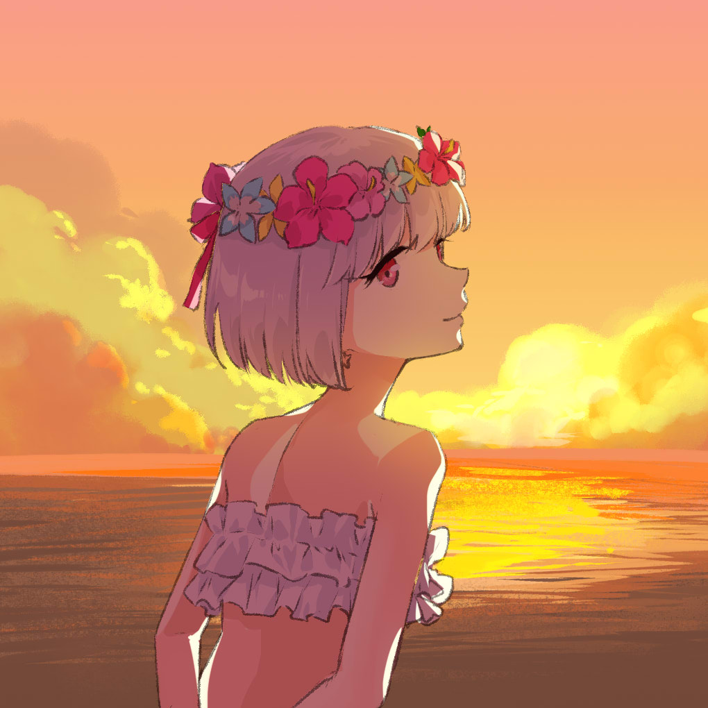 1girl, bangs, bare_shoulders, bikini, blush, breasts, coffeekite, fate/grand_order