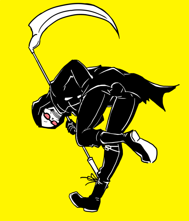 1boy, bent_over, coke-bottle_glasses, full_body, glasses, golf_club, hand_in_pocket, holding