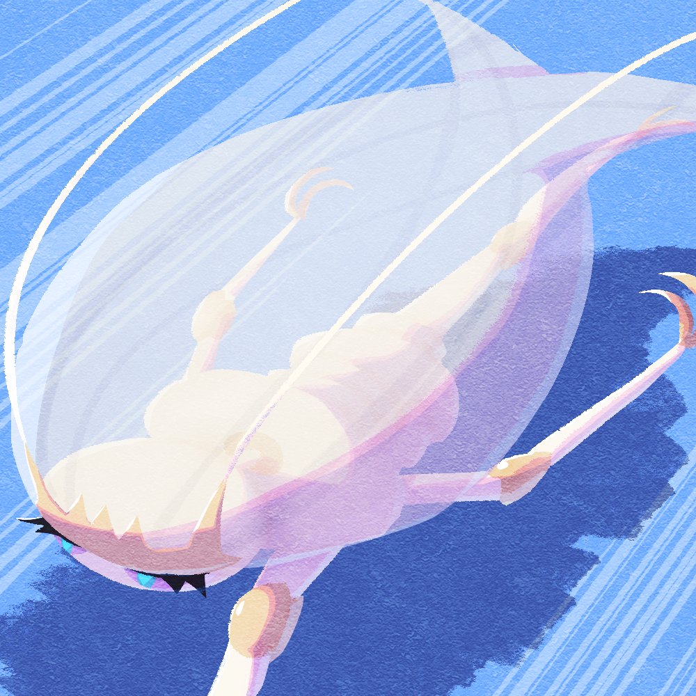 blue_eyes, colored_sclera, commentary_request, ewokakukaede, eyelashes, from_above, legs_apart, motion_lines
