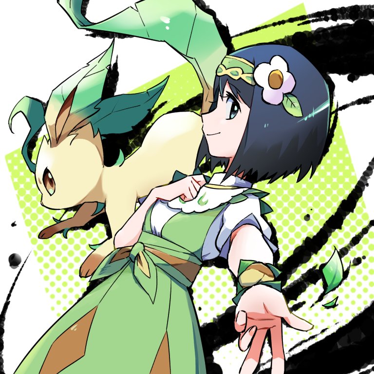 1girl, ayo_(ayosanri009), bangs, black_hair, clenched_hand, closed_mouth, commentary_request, dress