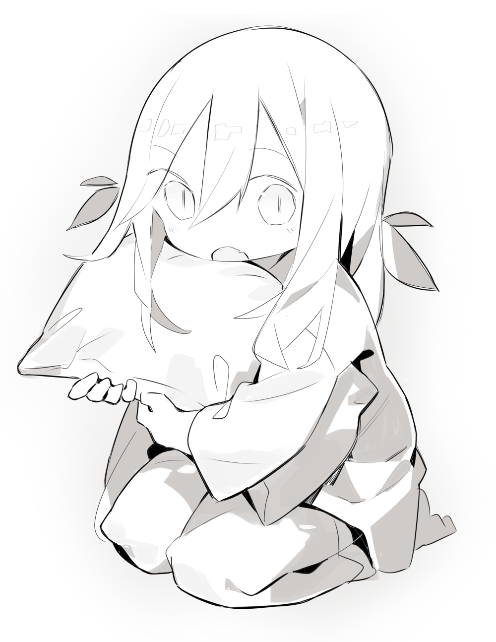 1girl, bangs, barefoot, blush, child, cloneko_(zelmeledf2), commentary, eyebrows_visible_through_hair