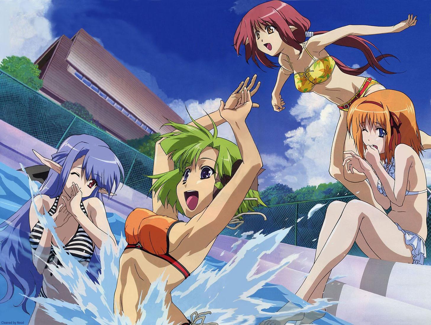 fuyou_kaede, lisianthus, megami, nerine, shigure_asa, shuffle, sia, swimsuit