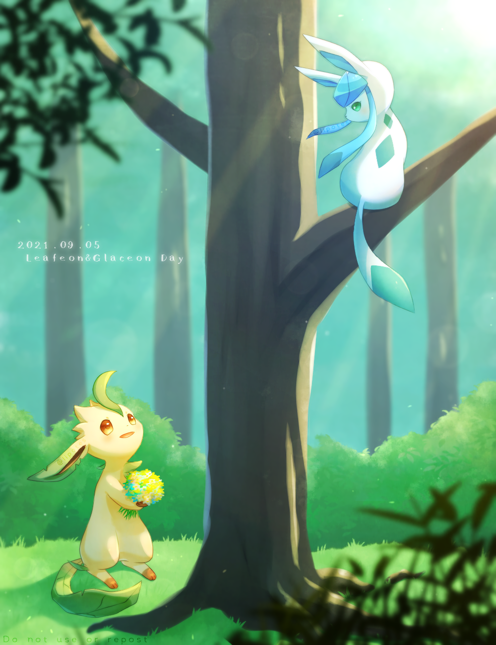 alopias, blurry, blurry_foreground, bouquet, branch, bush, flower, glaceon