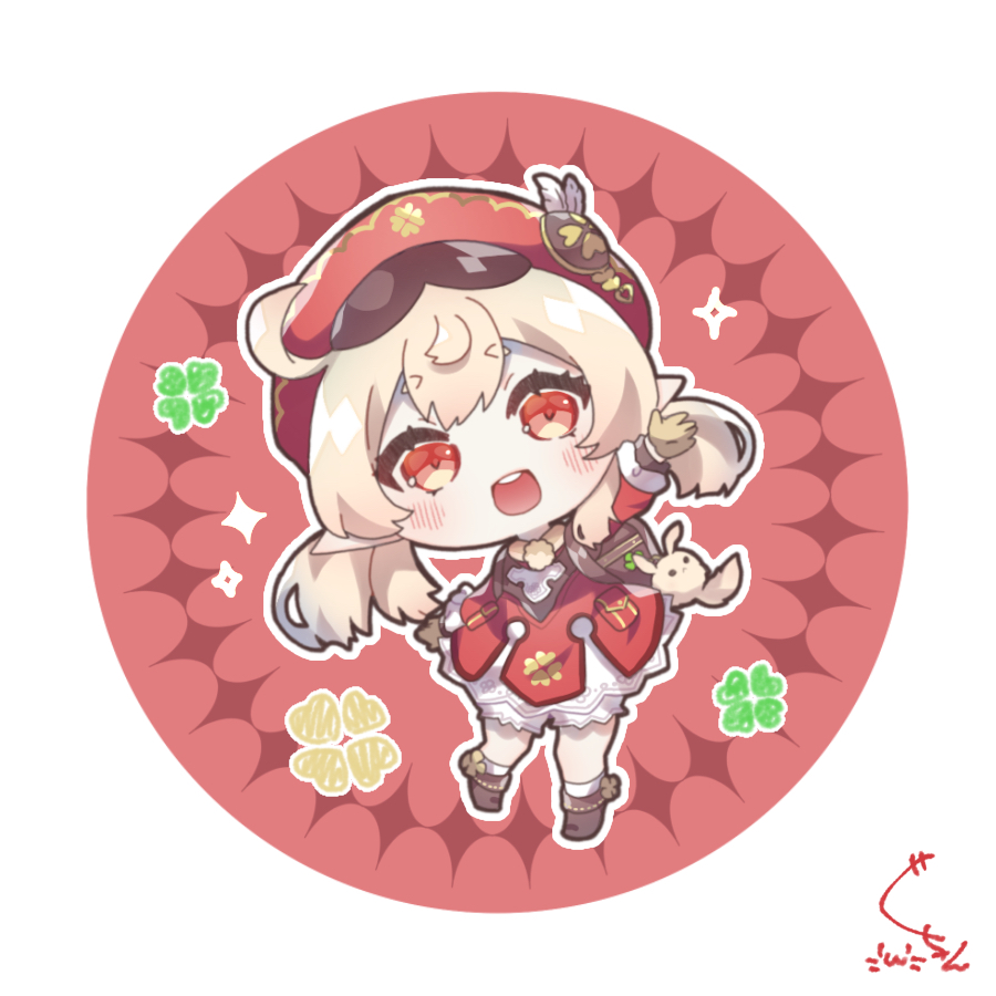 1girl, :d, ahoge, backpack, bag, bag_charm, bangs, bloomers