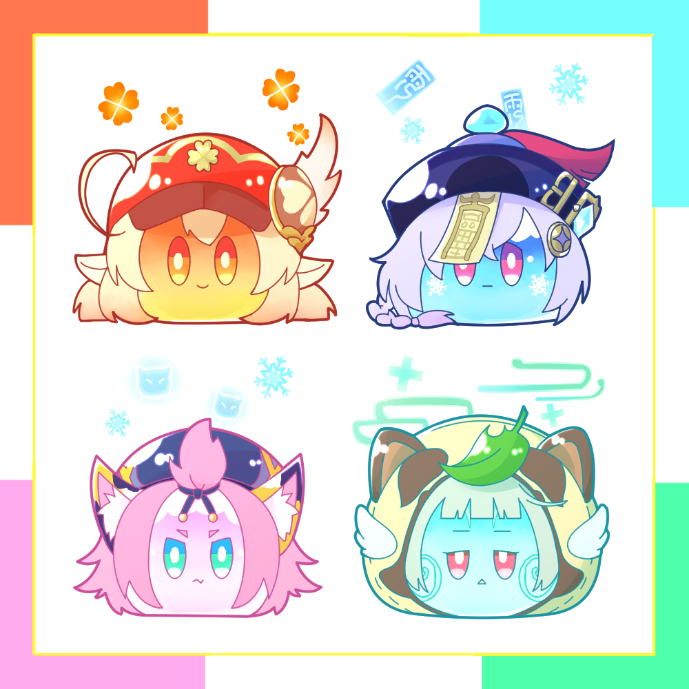 animal_ears, animal_hood, bangs, bangs_pinned_back, blue_eyes, blunt_bangs, braid, braided_ponytail