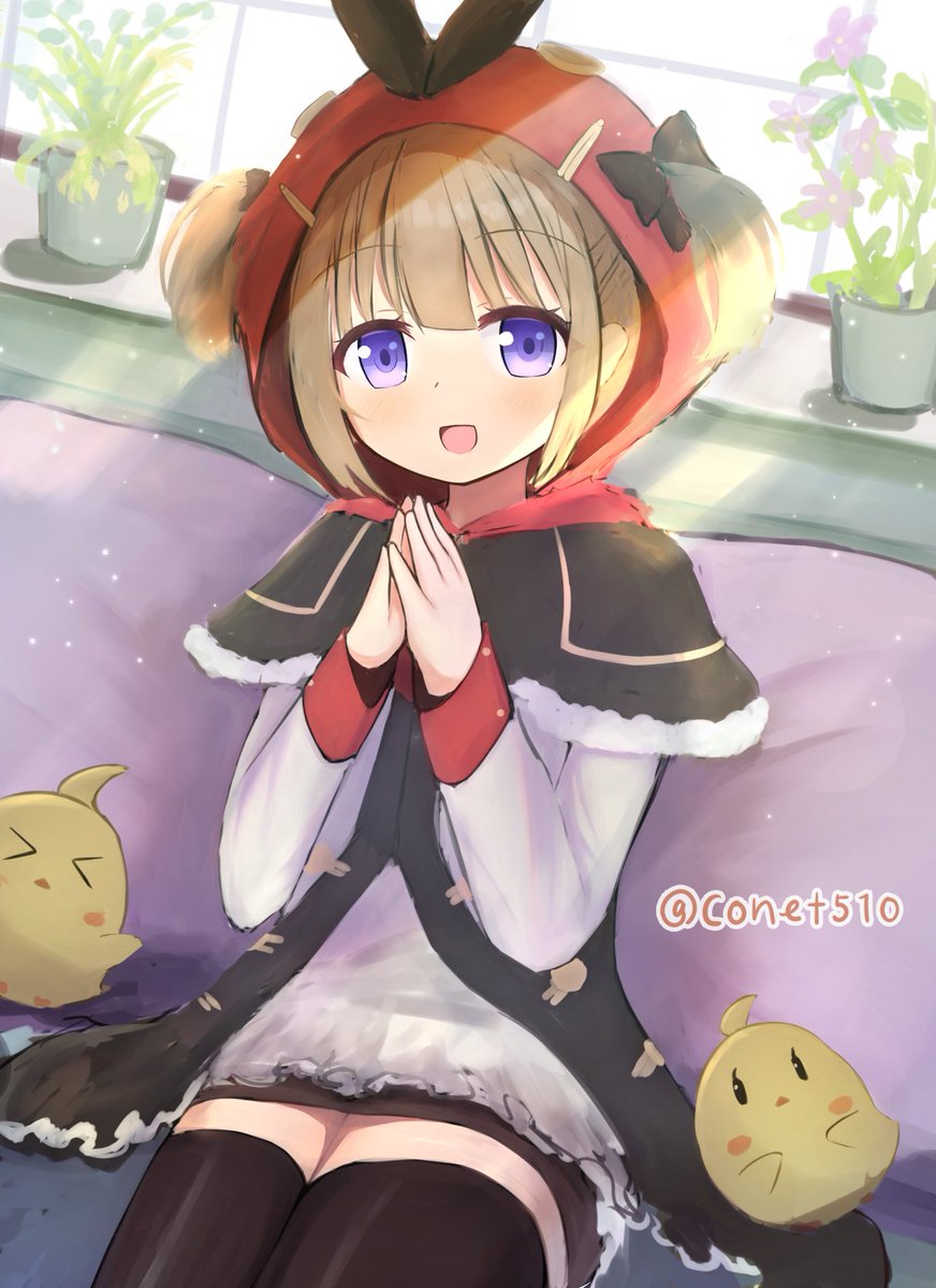 1girl, azur_lane, black_bow, black_legwear, black_ribbon, blush, bow, capelet