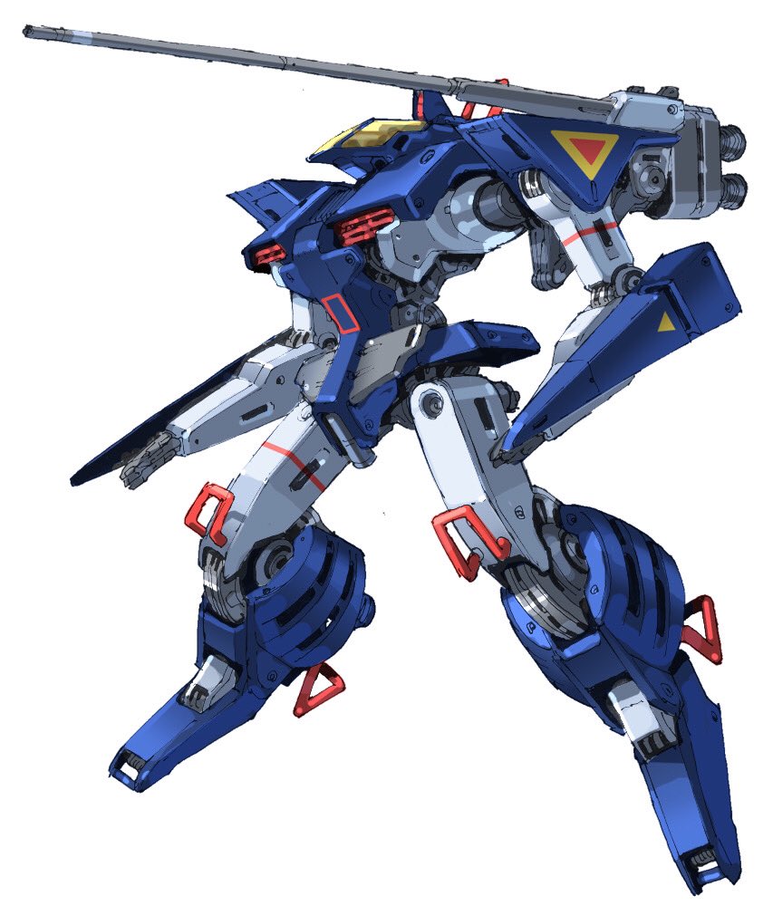 canopy_(aircraft), dougram, for_the_barrel, from_side, funbolt, mecha, no_humans, open_hand