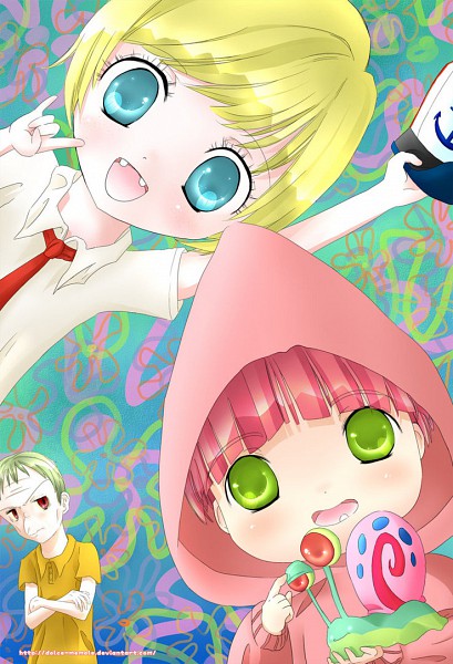 3boys, blue_eyes, cute, green_eyes, nickelodeon, patrick_star, spongebob_squarepants, spongebob_squarepants_(character)