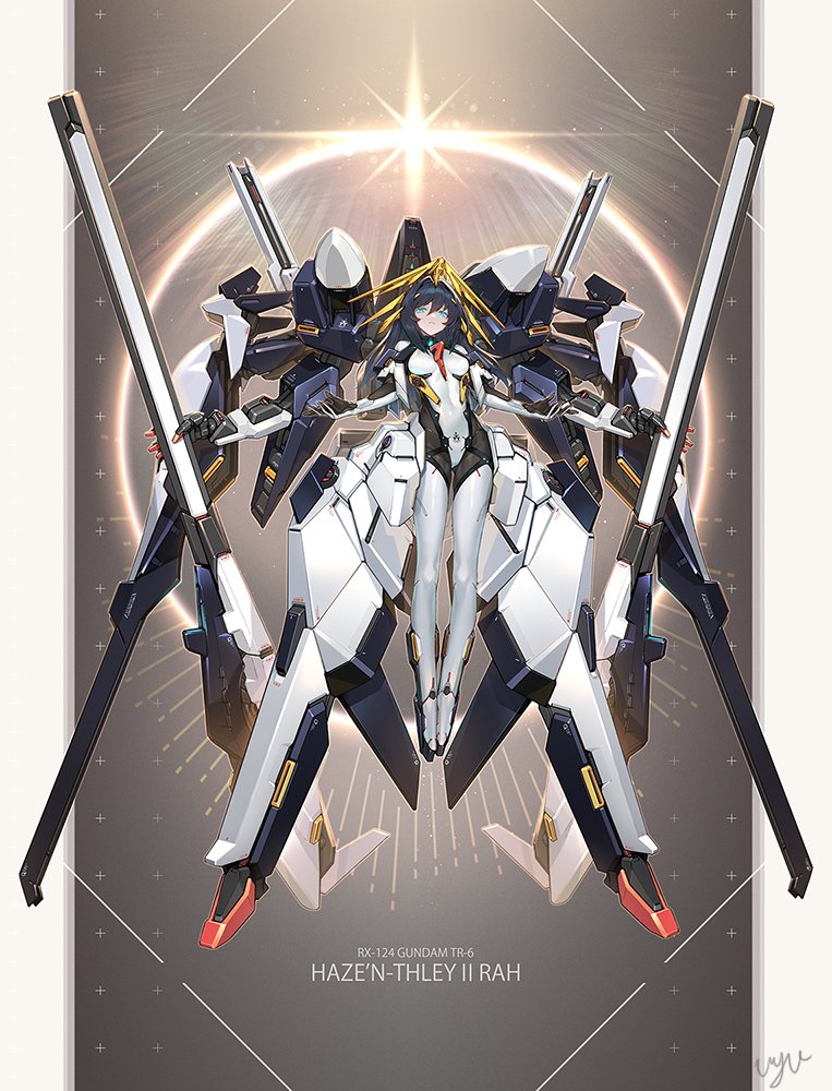 1girl, advance_of_zeta, beam_rifle, black_hair, bodysuit, character_name, energy_gun, green_eyes