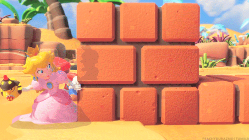 animated_gif, crossover, mario, princess_peach, rabbid, rabbid_luigi, super_mario_bros.