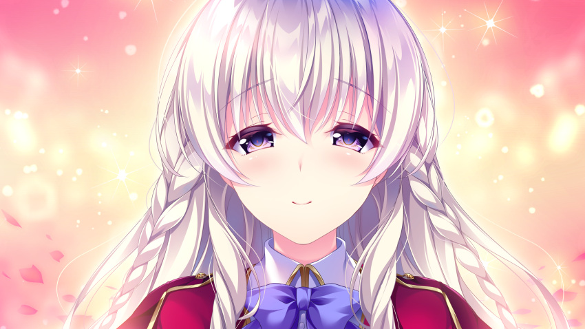 1girl, bangs, braid, closed_mouth, eyebrows_visible_through_hair, game_cg, hair_between_eyes, highres