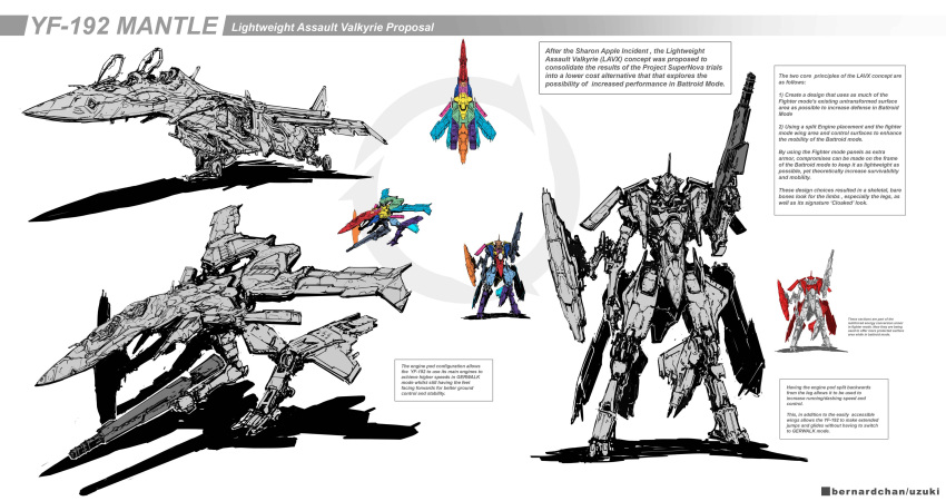 absurdres, canards, commentary, comparison, english_commentary, english_text, gatling_gun, gerwalk