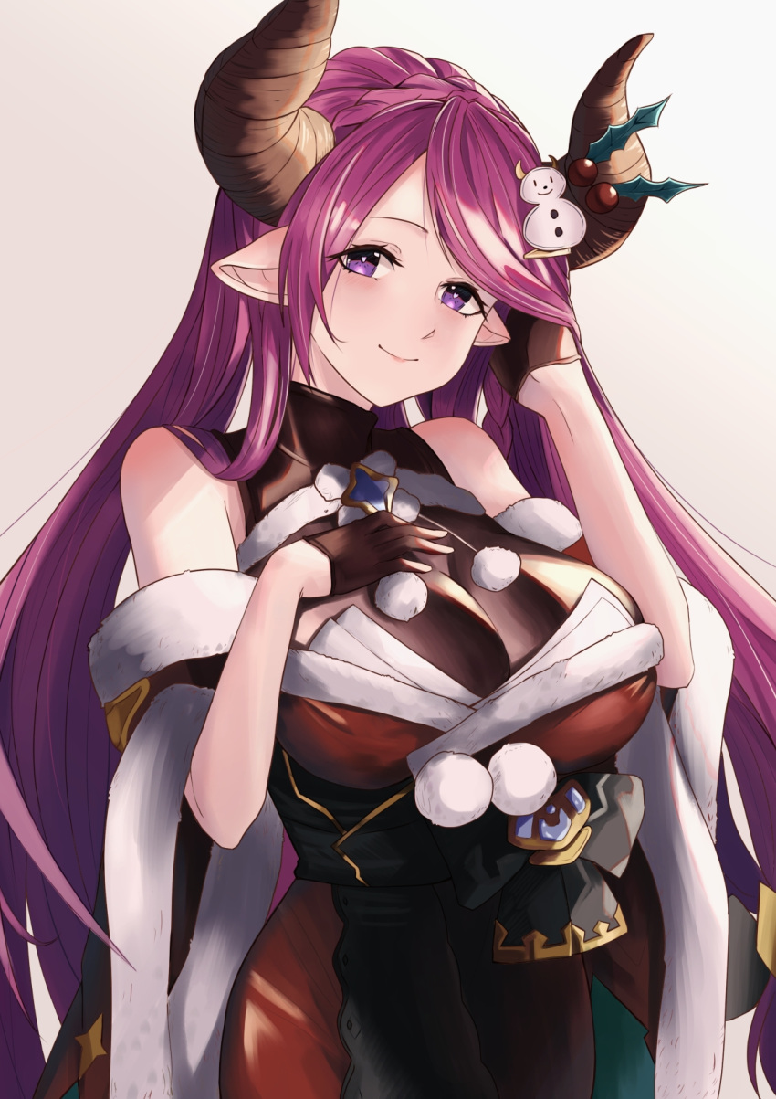 1girl, autumn_boar, breasts, cowboy_shot, gloves, granblue_fantasy, hair_ornament, highres