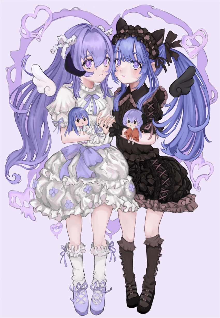 2girls, absurdres, animal_ears, blush, cat_ears, flat_chest, furude_rika, hanyuu