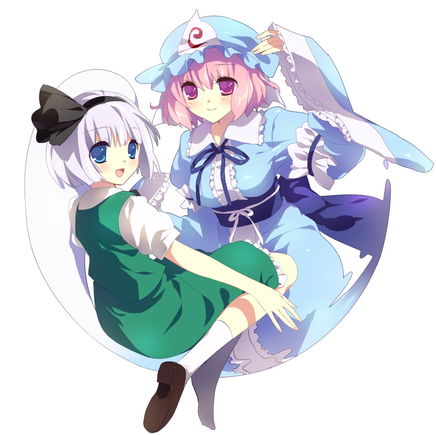 bad_id, ghost, hairband, hat, highres, japanese_clothes, konpaku_youmu, konpaku_youmu_(ghost)
