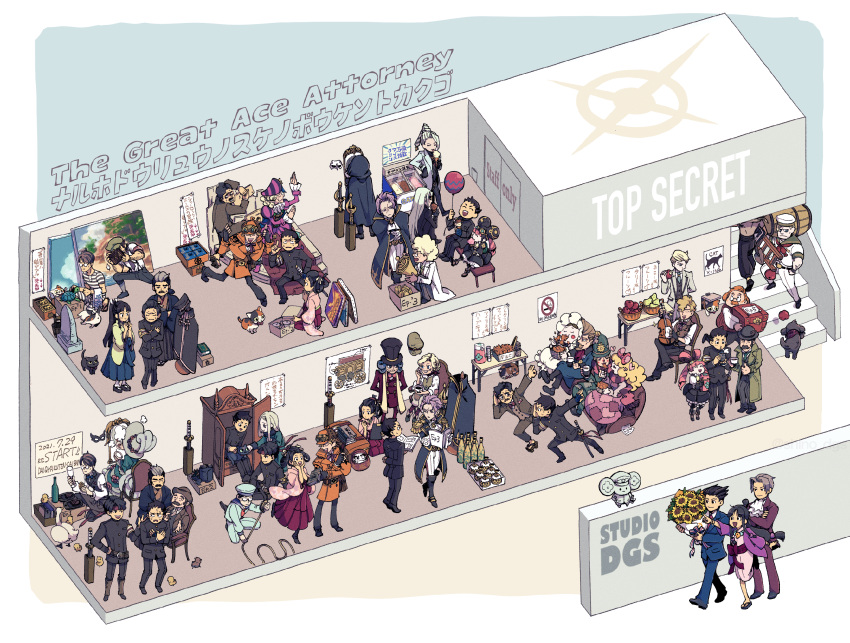 6+boys, 6+girls, :t, :|, =3, ^_^, absolutely_everyone, ace_attorney