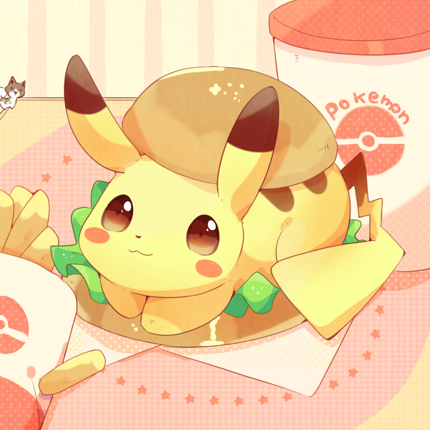 :3, burger, cat, commentary_request, copyright_name, cup, food, french_fries