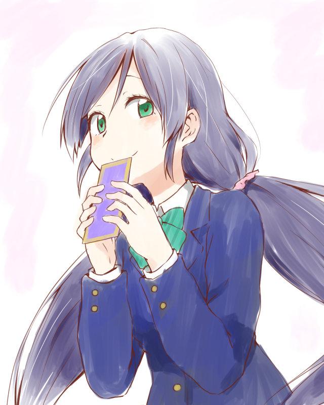 1girl, breasts, card_(medium), closed_mouth, green_eyes, kagiana, long_hair, looking_at_viewer