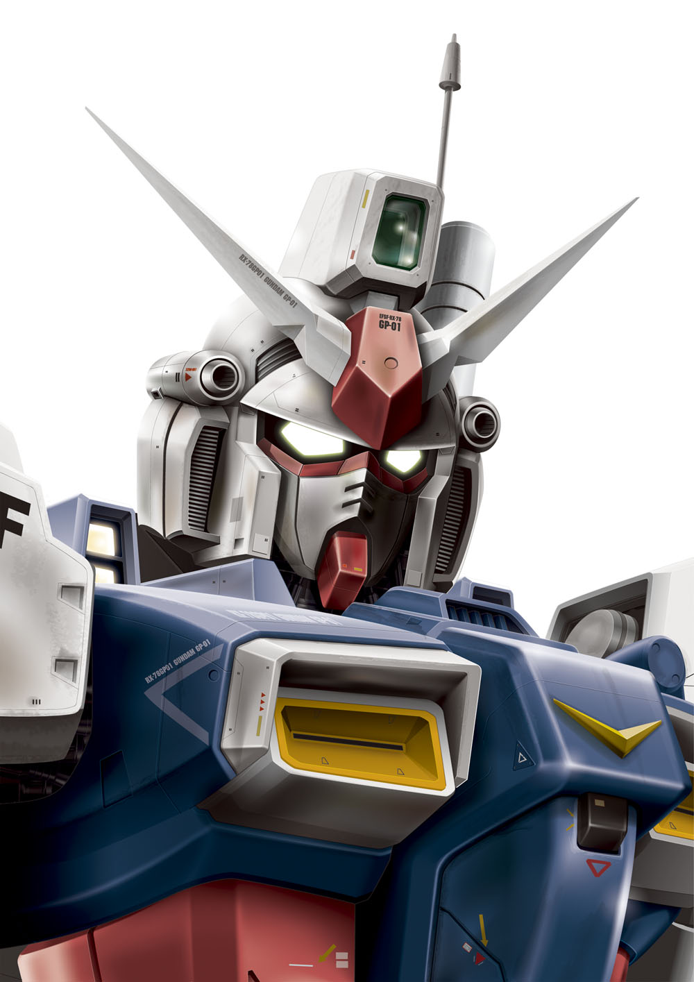 antenna, bust, dias-tajima, gundam, gundam_0083, gundam_gp-01_zephyranthes, highres, mecha