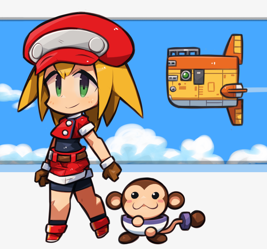 1girl, belt, bike_shorts, blonde_hair, brown_gloves, cabbie_hat, closed_mouth, cropped_jacket