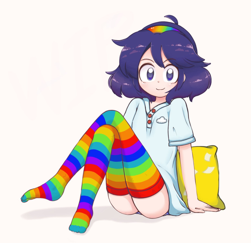 1girl, adapted_costume, ahoge, buttons, eyebrows_visible_through_hair, highres, keb00b, multicolored_clothes