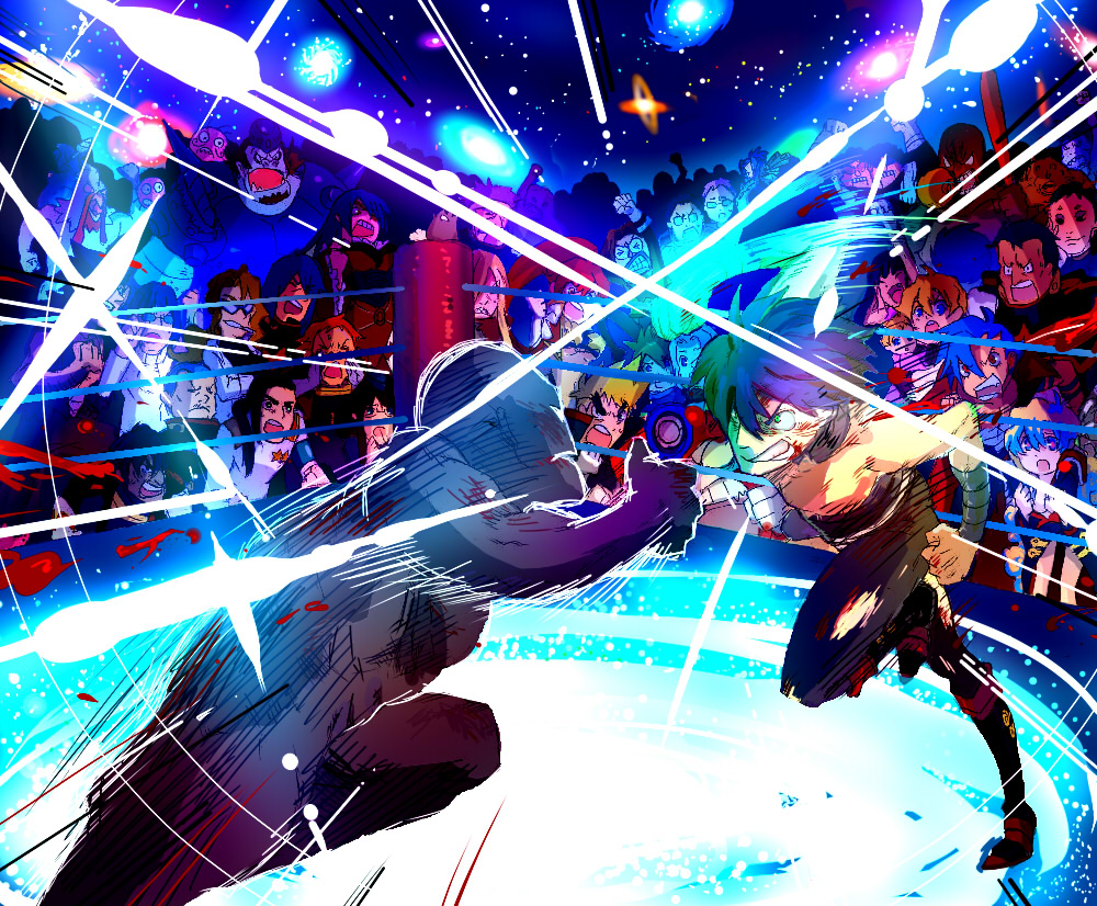 ailac_coega, antispiral, attenborough_cortitch, barinbo, battle, blood, boota, boxing_ring