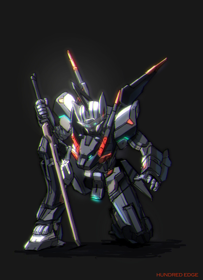 absurdres, black_background, blue_eyes, character_name, code_beast, glowing, glowing_eyes, highres