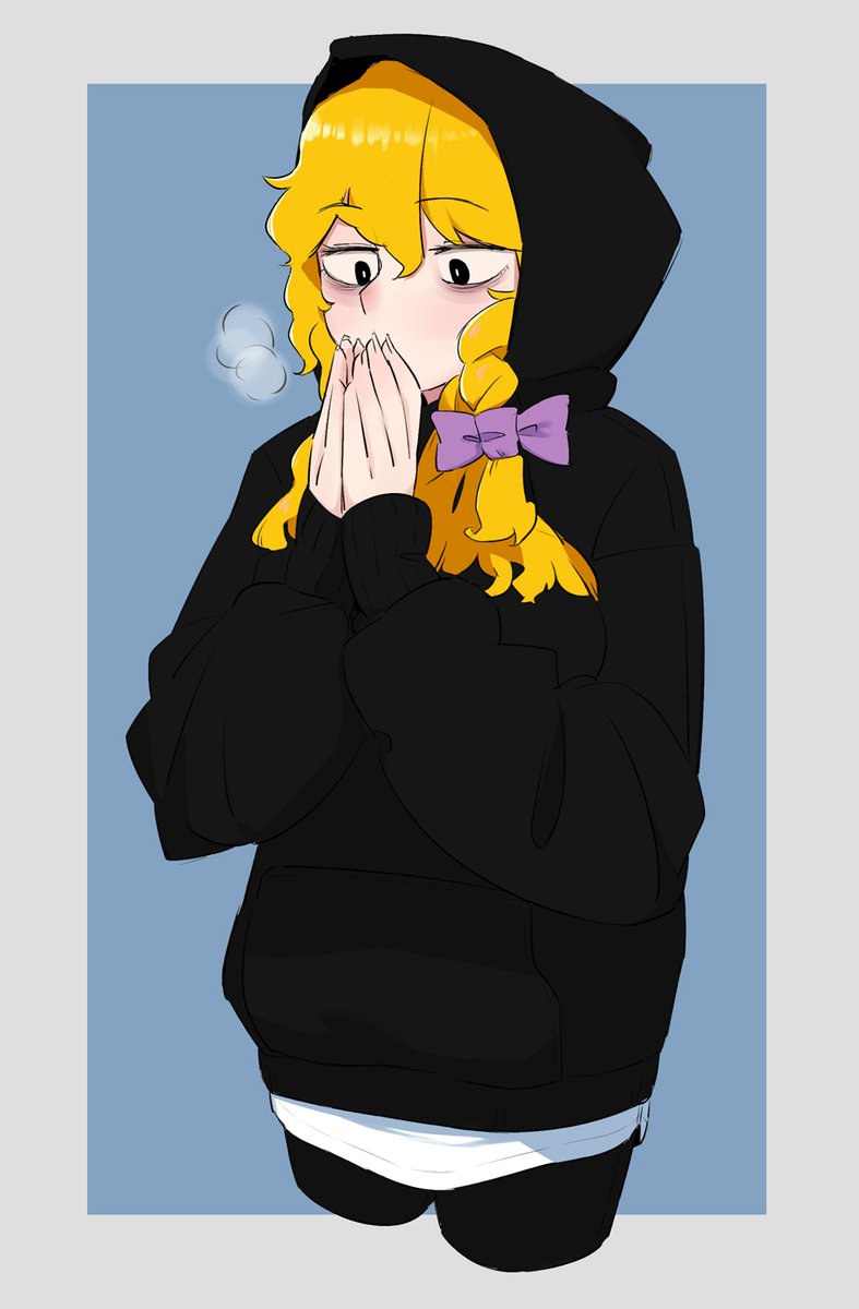 1girl, alternate_costume, alternate_eye_color, bad_id, bad_twitter_id, bags_under_eyes, bangs, black_eyes