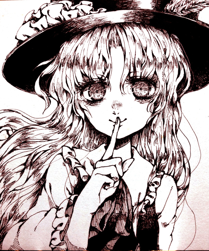 1girl, ancient, bangs, extra, eyelashes, frilled_hat, frilled_shirt_collar, frilled_sleeves