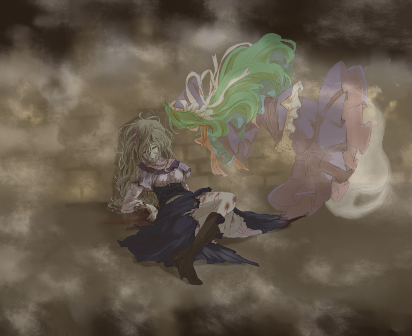 blood, dead, kirisame_marisa, mima, nuu, tagme, touhou