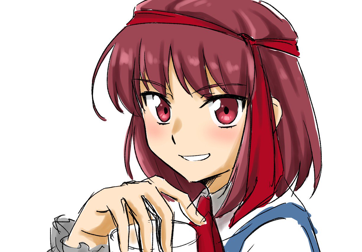 1girl, asama_isami, blue_vest, blush, collared_shirt, cup, eyebrows_visible_through_hair, haramin3