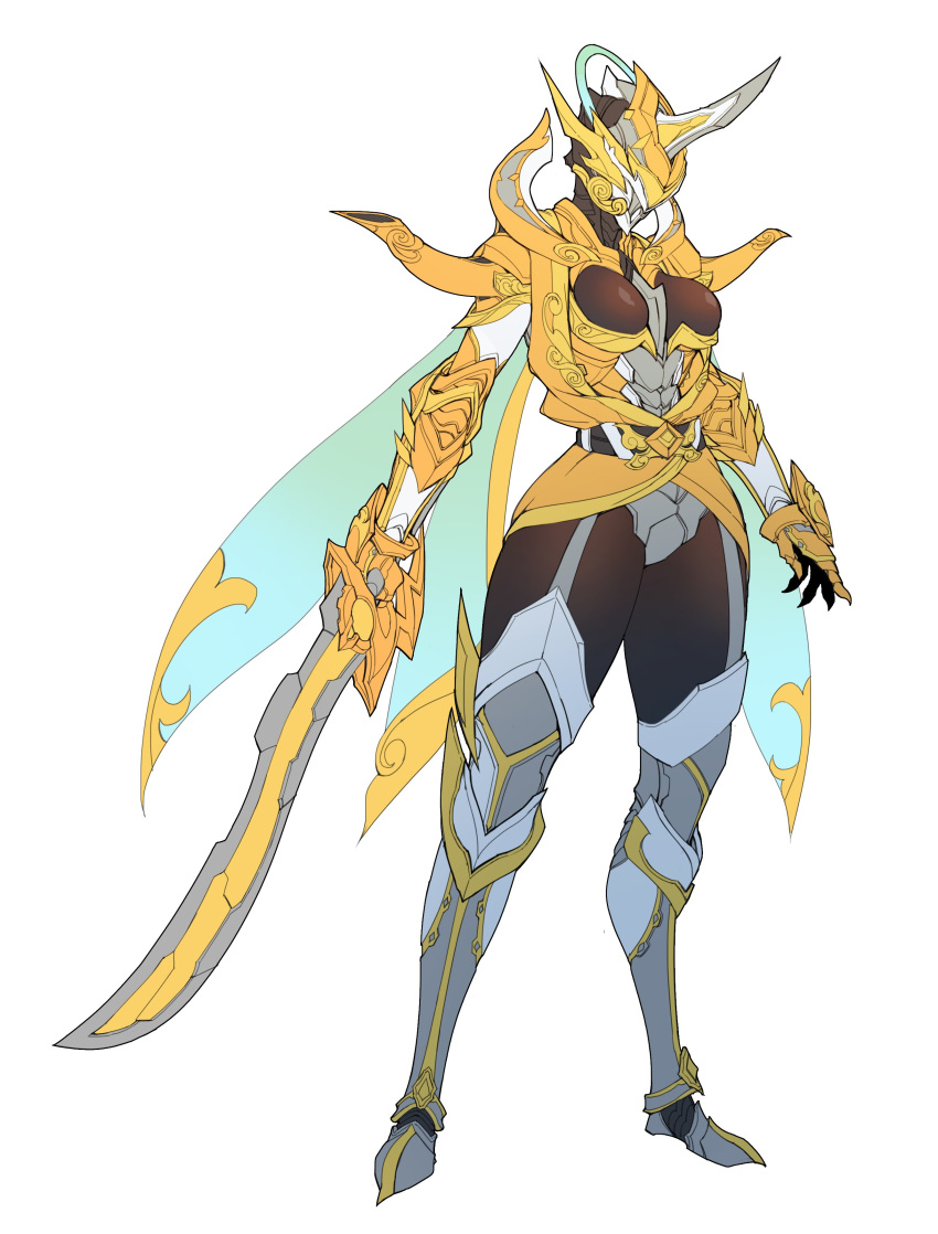 1girl, absurdres, armor, belt, belt_buckle, black_bodysuit, bodysuit, breasts