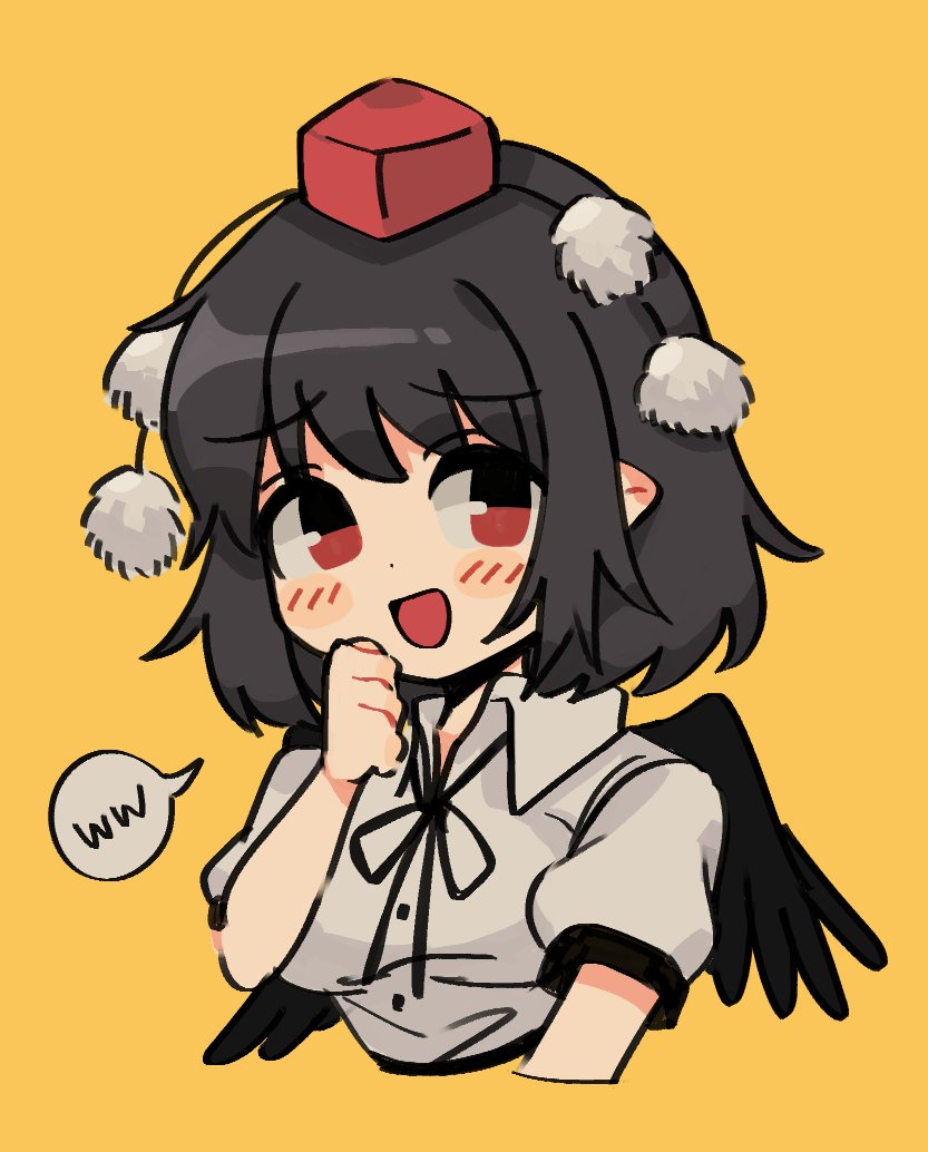 1girl, bangs, black_bow, black_bowtie, black_hair, blush, bow, bowtie