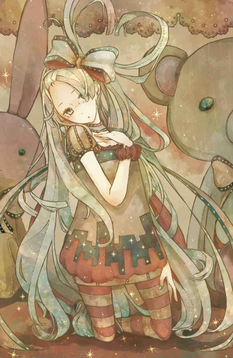 aqua_eyes, aqua_hair, bad_id, bow, hair_bow, hair_ribbon, hatsune_miku, highres