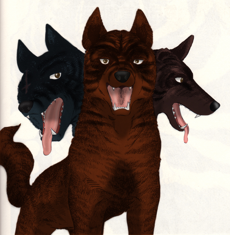 akatora_(ginga_nagareboshi_gin), brown_eyes, chutora_(ginga_nagareboshi_gin), dog, fangs, ginga_nagareboshi_gin, kurotora_(ginga_nagareboshi_gin)