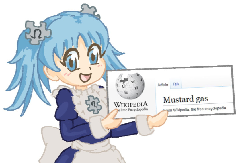 ^_^, ^o^, apron, beachepisode, bib, blue_eyes, blue_hair, blush_stickers