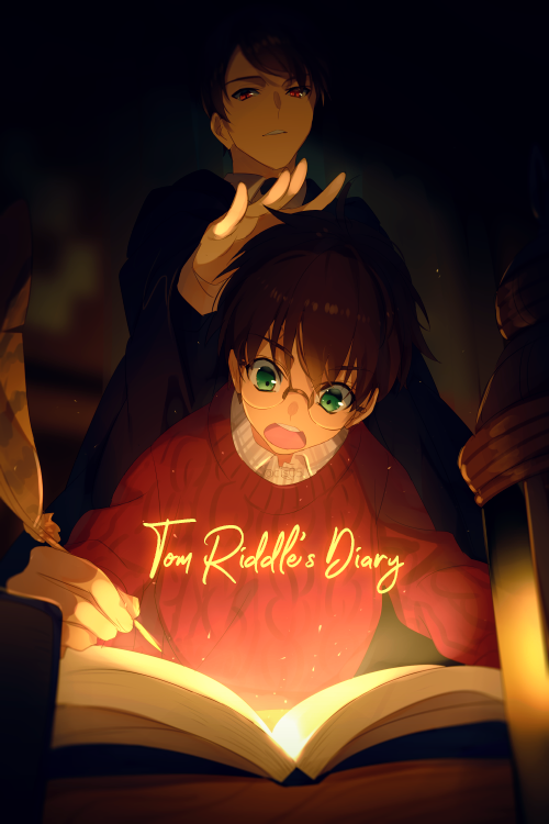 2boys, bangs, black_hair, book, collared_shirt, echo_(circa), english_text, from_below