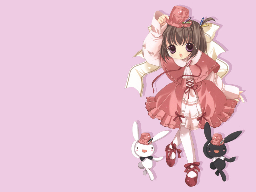 bindume_yousei, bottle_fairy, magi-cu, pink, rabbit, tama-chan, tokumi_yuiko