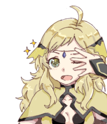 1girl, ahoge, bangs, blonde_hair, breasts, circlet, fire_emblem, fire_emblem_fates