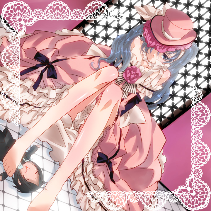 ciel_phantomhive, doll, dress, harumai, hat, kuroshitsuji, trap, twintails