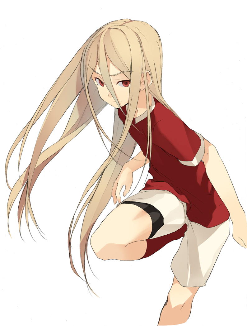 afuro_terumi, aphrodi, aphrodite_(inazuma_eleven), bike_shorts, blonde_hair, inazuma_eleven, kaimuari, long_hair