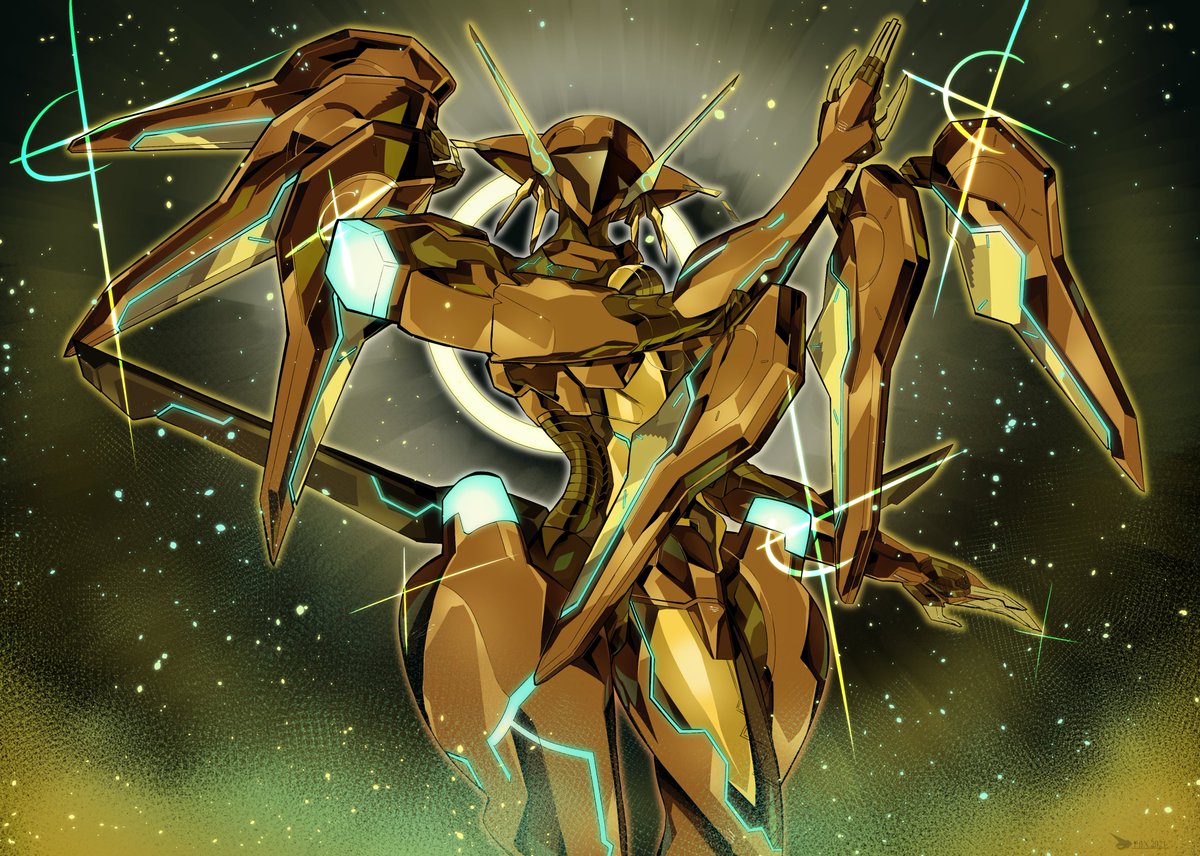 commentary_request, english_commentary, head_tilt, mecha, nephtis, no_humans, open_hands, orbital_frame