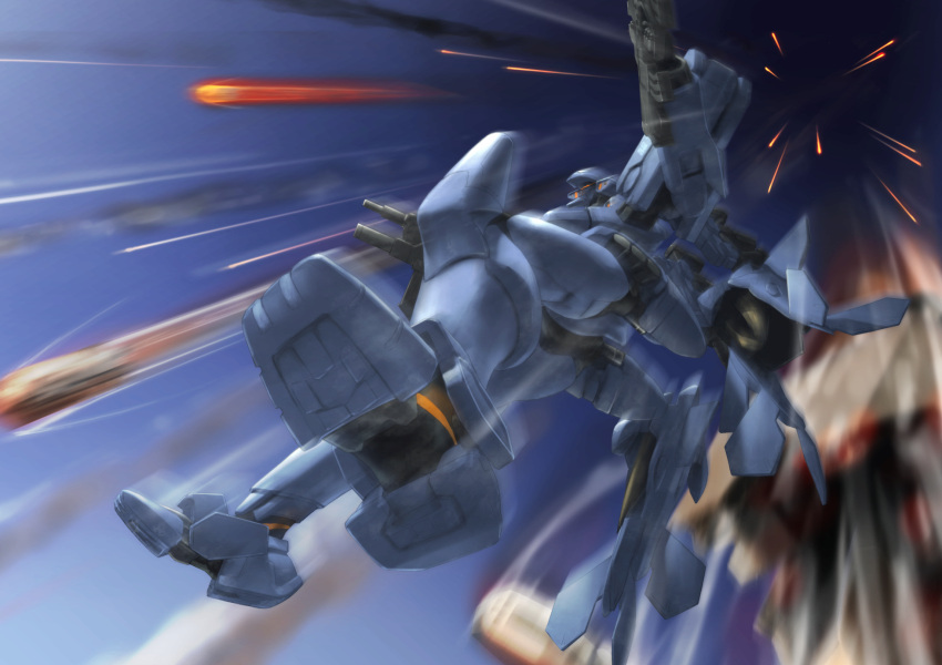 artist_request, dual_wielding, f-15e_strike_eagle, falling, game_cg, gun, highres, holding